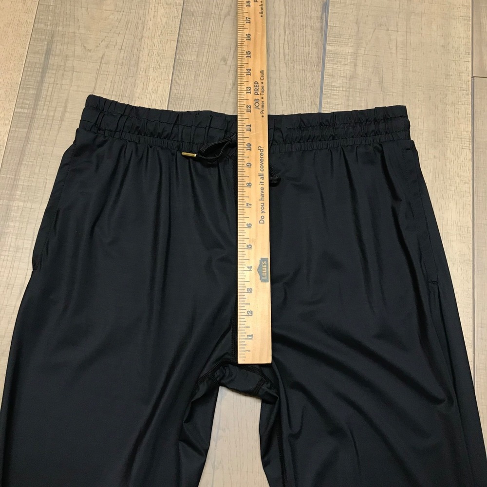 Zyia Active Everywhere Joggers Pants Womens Size L Black Ankle Zipper Travel Gym - Picture 10 of 11